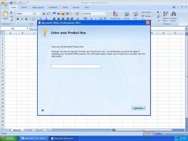 Office Professional 2007 Download Product Key